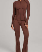 Saddle Brown / S / Leggings+Jacket