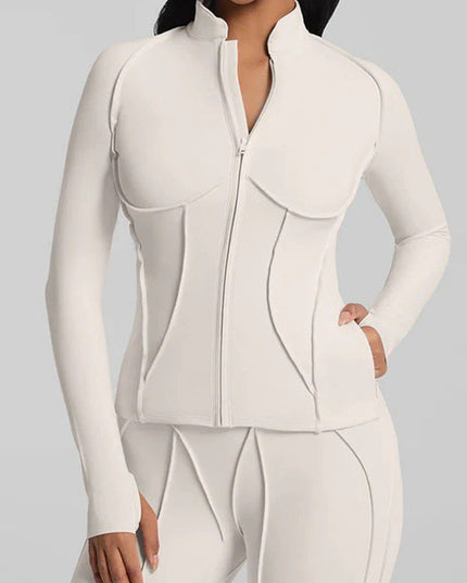 ZASUWA Female Super Stylish&Sexy Stitch Performance Short Sleeves