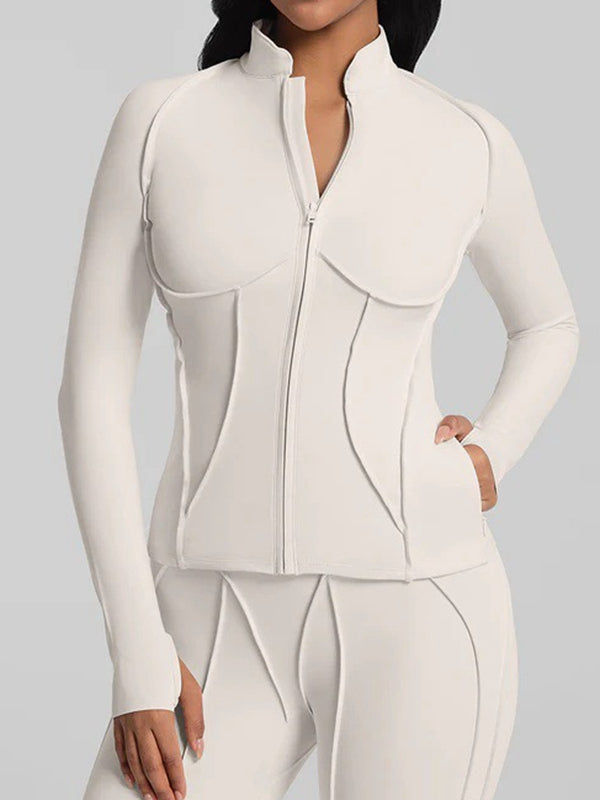 ZASUWA Female Super Stylish&Sexy Stitch Performance Short Sleeves