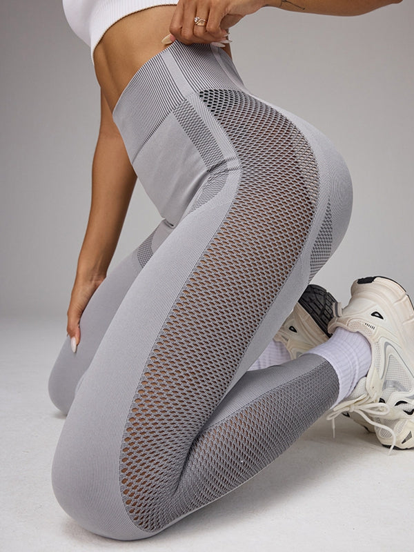 ZASUWA Female Seamless Fishnet Hot Booty Leggings