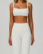 White / S / Leggings+Bras
