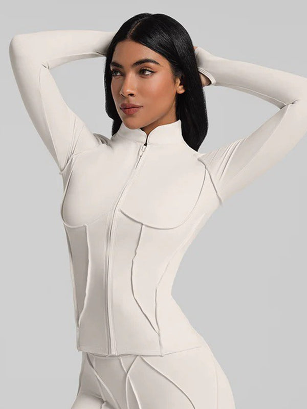 ZASUWA Female Super Stylish&Sexy Stitch Performance Short Sleeves