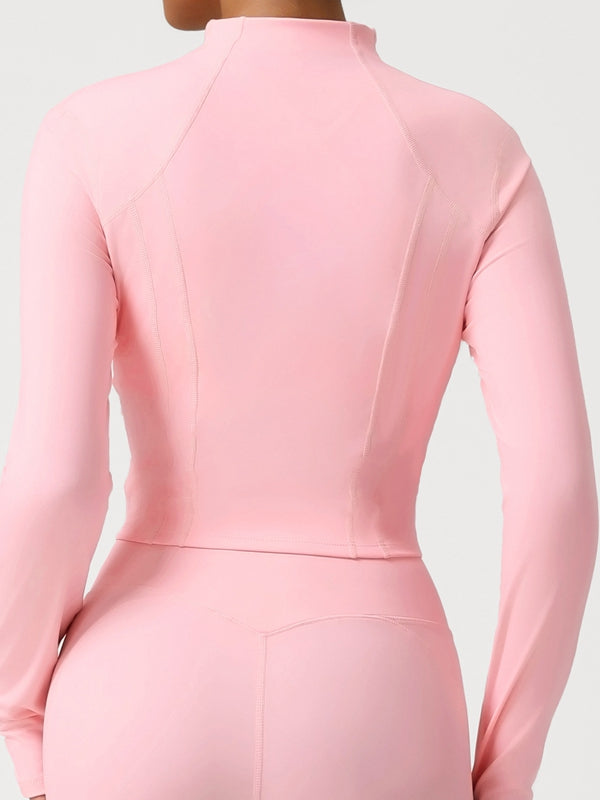 ZASUWA Female Basic Zipper Pocket Jacket