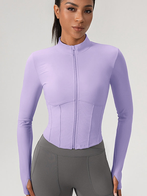 ZASUWA Female Corset Zipper Jacket