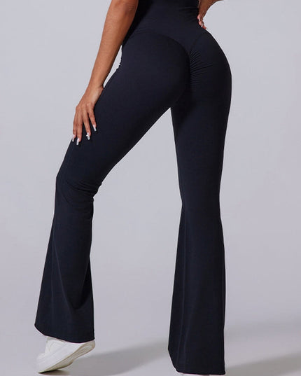 ZASUWA Female Super High-rise Scrunch Bum Flare Leggings