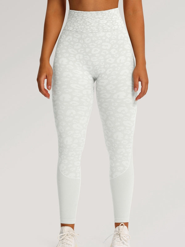 ZASUWA Female Seamless Leopard Print Hot Booty Leggings