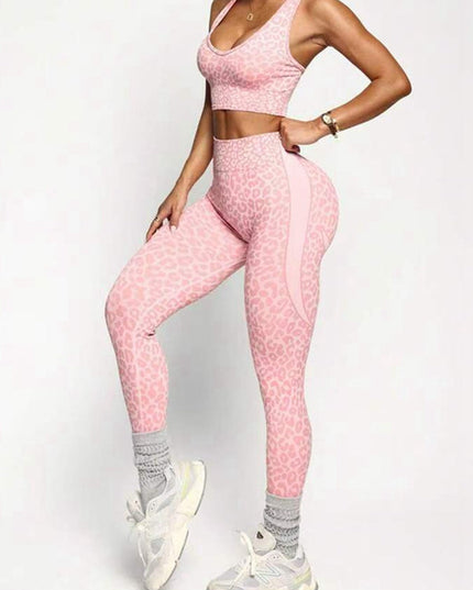 ZASUWA Female Leopard Print Tracksuit