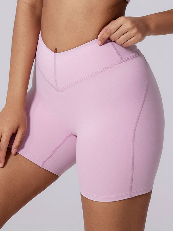 ZASUWA Female V-shape Waist Hip-lift Shorts