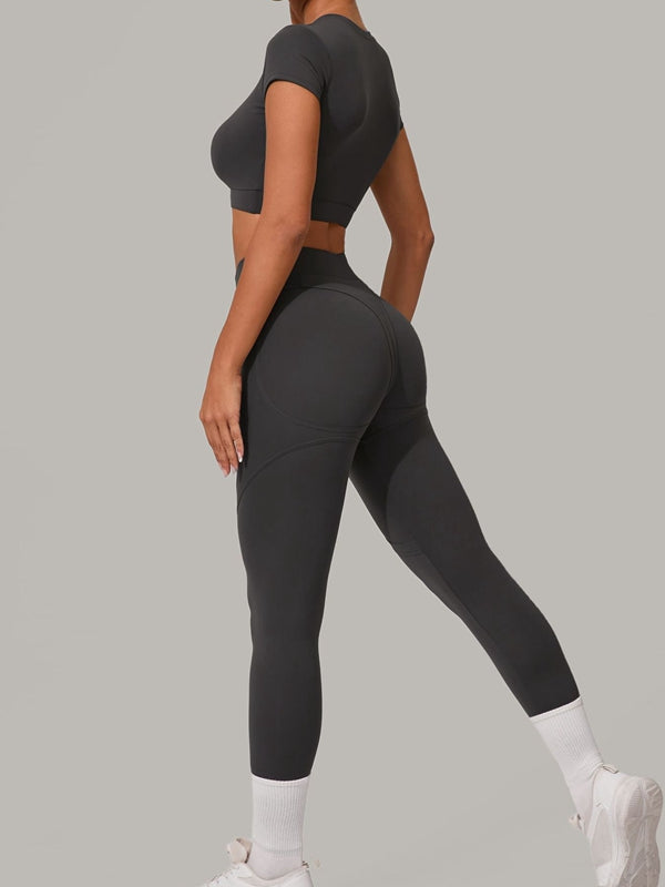 ZASUWA Female Sexy Push-Up High-rise Tracksuit