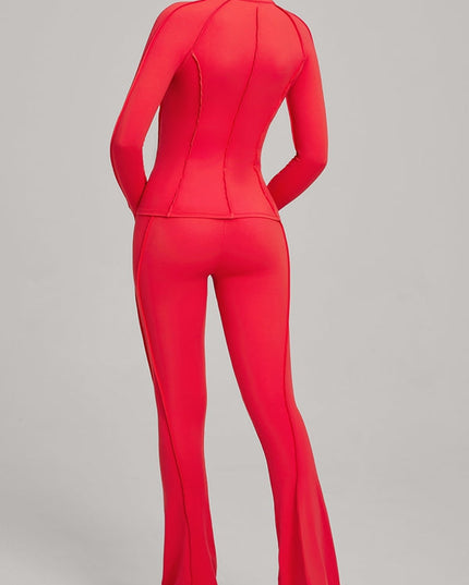 ZASUWA Female Stitch Flare Leggings