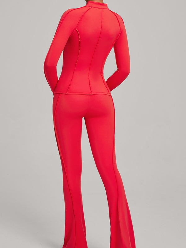 ZASUWA Female Stitch Flare Leggings