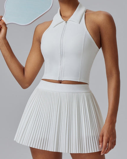 ZASUWA Female Zipper Lapel Tank