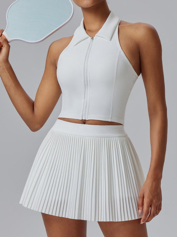 ZASUWA Female Zipper Lapel Tank