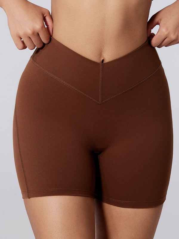 ZASUWA Female V-shape Waist Hip-lift Shorts