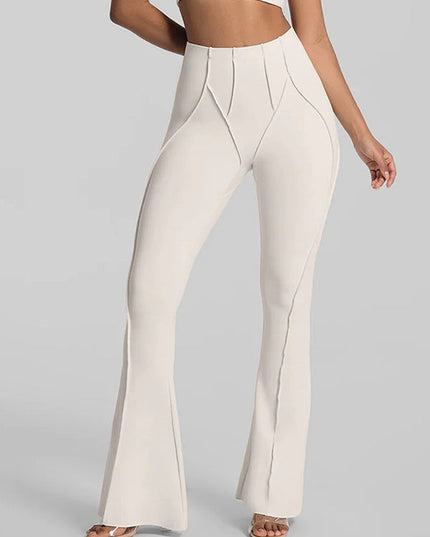 ZASUWA Female Stitch Performance Cropped Flare Tracksuit